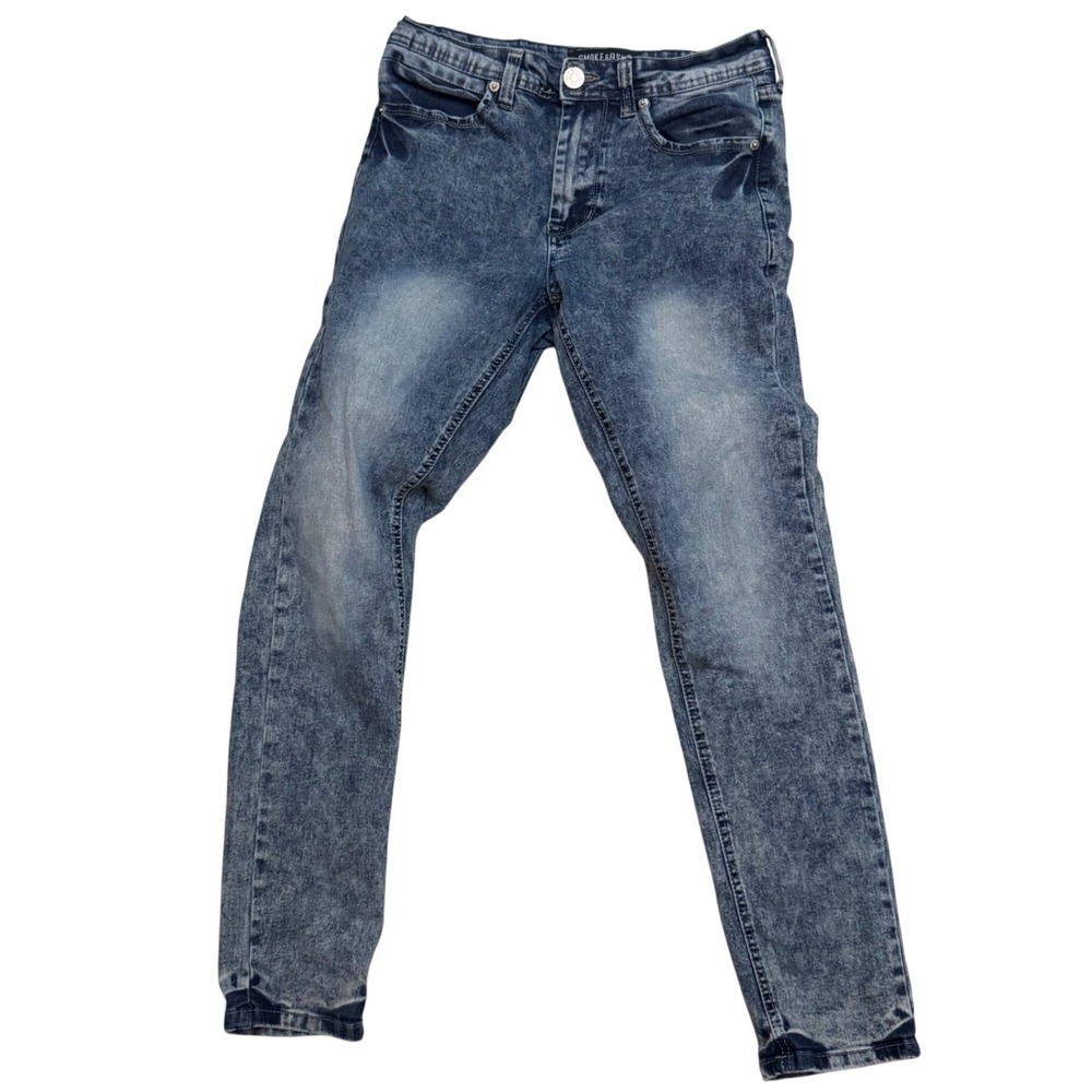 Smoke & Ash Premium Denim Slim Fit Acid Wash Denim Jeans Men's Size 29x30
